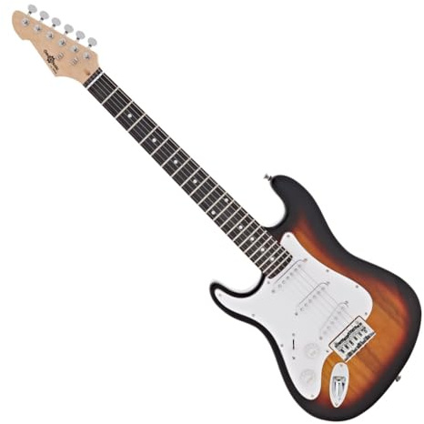 3/4-LA-Linkshänder-E-Gitarre von Gear4music, Sunburst