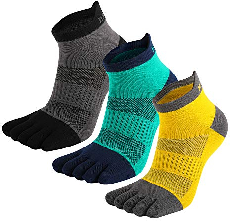 MEIKAN Zehensocken,Laufsocken für Herren&Damen, 3 Paar Unisex Sneaker Sportsocken