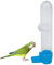 Bird Food Water Dispenser Bird Water Bottle Parrot Automatic Water Feeder Water Drinker Food Feeder Waterer Clip Feeder Cage Accessories for Parrot Budgie Lovebirds Cockatiel Parakeet Cockatoo