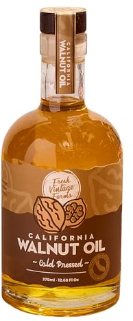 Fresh Vintage Farms, Walnussöl, Kaltpresse, kalifornischer Anbau, ideal zum Kochen, Backen, Grillen, Dippen und Salate