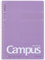 KOKUYO Spiralliniertes Notizbuch, 25,4 x 17,8 cm, Pastell-Tagebuch, B5, Campus-Notizbücher mit Punkten, 6 mm liniert, 40 Blatt, violett, 1 Themen-Notizbuch, Notizen für die Schule, Japan Import