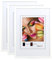 IDEAL TREND New Lifestyle Set Bilderrahmen Wanddeko Collage Poster Rahmen 2er 3er 5er Pack: Farbe: 3er Pack Weiß | Format: 50x70