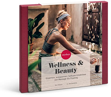 mydays Geschenkbox Wellness & Beauty, Erlebnisse an 176 Standorten, Erlebnis-Gutschein für 1 Person