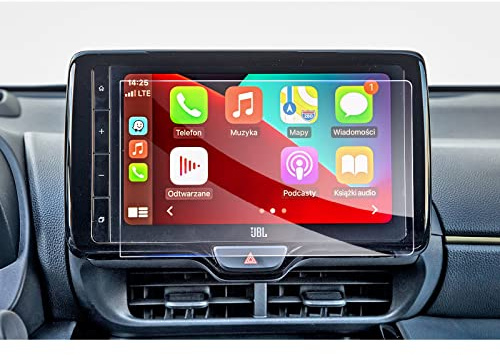 GAFAT Yaris Cross 2021-2024 2025 9 Navigation Protector de Pantalla, 9 Vidrio Templado Pantalla Compatible con Yaris Cross Smart Connect, Antigolpes, 9H Antiarañazos