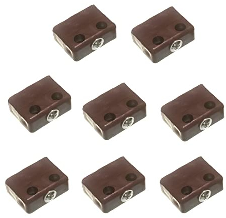 TERF® Heavy Duty Knockdown Fitting Brown Wood & Furniture Jointing Connector for Cupboard Kitchen Cabinet Wardrobe Bookcase Drawer and Multi Purpose use in Furniture - Pack of 8