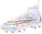 Csgkag Fußballschuhe Herren High Top Spike Cleats Trainingsschuhe Outdoor Professionelle Fussballschuhe Kinder Jungen Fg/Ag Sport Football Schuhe,Weiß,EU44