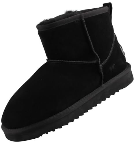 MUSTANG Damen Stiefelette gefüttert Schwarz EU 42