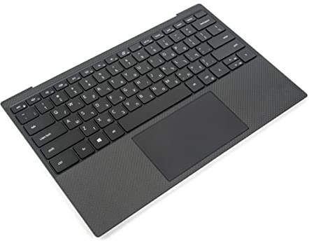 Dell XPS 9300/9310 Palmrest/Touchpad & HEBREW Backlit Keyboard - 0Y75C4 + 05F5HF (65GJH) (Renewed)