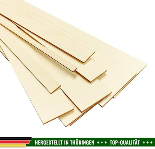 3mm Sperrholzleisten - Leisten - 100cm lang - Breite 1-10cm wählbar