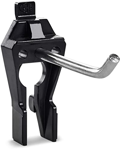 raaco Gancio Singolo Clip 1-60 mm per Pannello Porta Attrezzi da Parete, 60 mm, Ideale per Hämmer, Cacciaviti, Pinze & Chiavi Inglesi, Ganci Pannello Portautensili in Acciaio & Poliammide, Set di 5