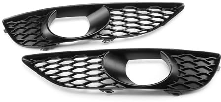 2Pcs Auto Front Nebel Licht Kühlergrill Nebel Lampe Grill Abdeckung Für A-udi Q7 Sport 4L Für S-Linie Stoßstange 2010 2011 2012 2013 2014 2015 4L0807676C Nebelscheinwerfer-Grillabdeckung