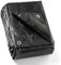 GUARD SHIELD Bâche avec œillets - Imperméable - 6 m x 10 m - Noir - Multifonction - En polyester - 120 g/m² - Bâche de protection - Bâche de protection - Bâche multi-usages - Indéchirable - Stabilisée