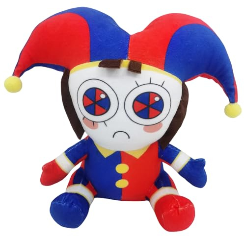 WIDEBG Circus Plüsch Kuscheltier Digital Circus Plüschtier Kinder Zirkus Plüschtiere Anime Figuren Spielzeug Clown Plüschpuppe Kinder Geschenke Kuscheltiere