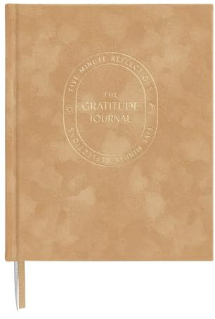 &And Per Se Dankbarkeitstagebuch – Fünf Minuten am Tag für mehr Achtsamkeit, Glück, positive Stimmungen, Affirmationen und Selbstreflexion – undatiertes tägliches Dankbarkeitstagebuch 2024 (braun)