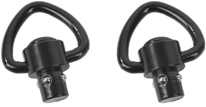 HOUSON 2PCS QD Sling Swivel 1 inch, Picatinny-Schiene Schnell Detach Swivel Adapter Quick Release Sling Basis für taktisches Schießen, Waffenheben und Jagen SW-1