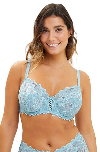 SANS COMPLEXE Arum_70564 Soutien-Gorge, Bleu Sterling, 100C Femme