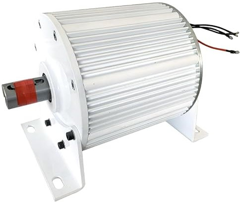 KX-ENERGIE 5000W 220V AC Magnetgenerator 3 Phasen 300RPM Getriebelloser Permanentmagnet Generator mit Sockel Lichtmaschine 5KW Windturbinengenerator
