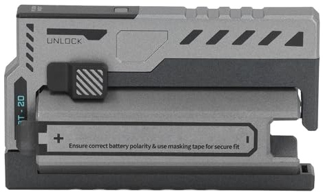 Mobiles Powerbank-Akkuladegerät, 2-in-1 Wiederverwendbares, Schlankes Tragbares Ladegerät 20700 Lithium-Ladegerät, Austauschbarer Ladekoffer für Flache Zylindrische