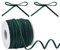 HOBBIESAY Velvet Ribbon - 50 Yards Dark Green, Single Face, Narrow, Vintage for Wedding Invitations, Christmas Tree Crafts, Home Party Decoration