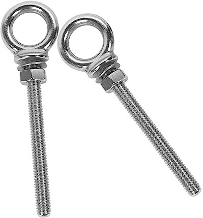 HIAKDOFT Lifting Eye Bolts Mit Schrauben Und Unterlegscheiben Für Anwendungen Rostbeständig Und Langlebig Installieren Für Boote Und Docking