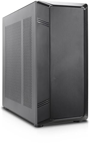 Rosewill Helium NAS Boîtier d'ordinateur ATX avec Panneau en Maille, 4 Ventilateurs PWM de 140 mm, idéal pour Les NAS à Monter soi-même, Les serveurs multimédias ou Les Petites Applications