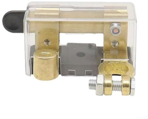 Yuanpgky Top Post Battery Disconnect Switch, Top Post Knives Blade Master Battery Switch, 12V 24V Compatible Cut Off Switch For Cars, RVs, And Trucks(A)