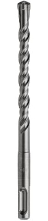 HÖGERT TECHNIK SDS-plus Betonbohrer BX4, 16x1000 mm, für Stein, Ziegel & Beton, Hartmetall-Schneide, 4x90° Kopf, Doppelspirale, präzise & langlebig