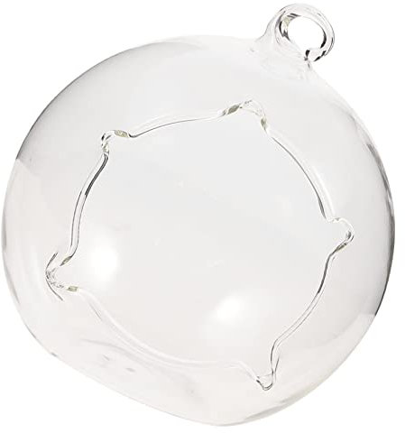 Supvox Transparente Glas Haustiernest Kugelform für Kleine Nager