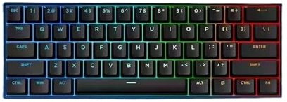 QPSJXN Mchose Ace 60 Pro 68 Magnetic Switch Hot Swappable RGB Mechanische Tastatur anpassbare -Tastatur für PC -Spielerzubehör(Pro TTC Uranus SE)