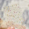 GlamRays Flower Nail Art Sticker Decals, Spring Floral Nail Stickers for Nail Art, Flower Plant Nail Design 5D Relief Nail Decals Flower Stickers