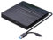 Bortivier Unidad de CD/DVD Externa para Computadora PortáTil, USB 3.0 y Tipo C, Grabadora de CD DVD +/-RW PortáTil, Lector de Unidad óPtica, Grabadora, Reproductor de DVD