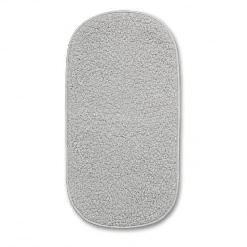 Perfect Wool - Bettlaken Kinderwagen, Matratzenschoner aus Merino Wolle, Kinderwagen Baby Zubehör - Passt zu jedem Kinderwagen, Reguliert Temperatur, Atmungsaktiv Antiallergisch - 40x80cm, Hellgrau