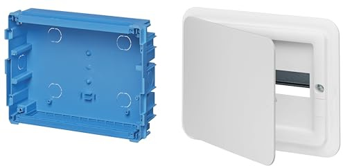 Centralino Estetico Incasso, 12 m, Bianco V53112.B + SCATOLA INCASSO V53312