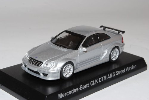 alles-meine.de GmbH Mercedes-B CLK DTM AMG Street Version Coupe Silber C209 2002-2010 1/64 Sonderangebot Modell Auto mit individiuellem Wunschkennzeichen
