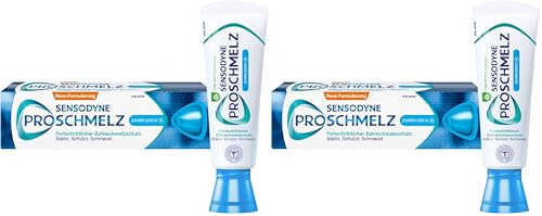 Sensodyne ProSchmelz Zahnfleisch Plus Zahnpasta, 75ml, Zahncreme für fortschrittlichen Zahnschmelzschutz & Zahnfleischpflege - Stärkt, schützt, schmeckt (Packung mit 2)