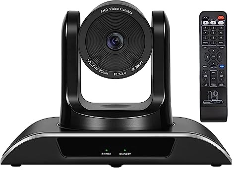 OutFyt 3X optischer Zoom USB-Videokonferenzkamera HD 1080P Webcams Weitwinkel-Broadcast-Kamera for Live-Streaming bei Meetings, Stream Guard(USB 3X Zoom)