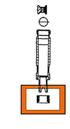 ich-zapfe.de Dichtung am Stößel für Keg - Verschluss (Korb-Fitting) (Micro Matic und Hiwi)
