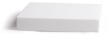 DECORA POLYSTYRENE Square 30X30X5H cm Polystyrol, quadratisch, 30 x 30 x 5 cm, Polistirolo, beige