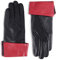 YISEVEN Damen Leder Handschuhe Touchscreen Lederhandschuhe Gefüttert Frauen Elegant Lammfell Schaffell Wolle Futter Damenhanschuhehandschuhe Fingerhandschuhe Geschenke,Schwarz Rot Mittle/7.0