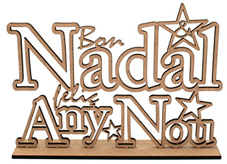 Detalles Infantiles Frase Decorativa para Manualidades Bon Nadal
