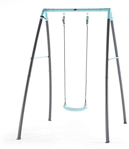 Plum Premium Metall Schaukel mit Nebelsprühfunktion – Outdoor-Schaukel für Kinder, Schaukelseile höhenverstellbar (27609)