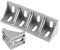 5pcs 4040 Joint à Angle Droit Support d'angle en Forme L en Alliage d'aluminium 40 ×40 ×35mm Equerre Cornière
