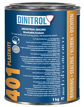 REJEL DINITROL 401 BRUSHABLE SEAM SEALER BODY SEALER RUST PROOFING BODYWORK 1Kg TIN