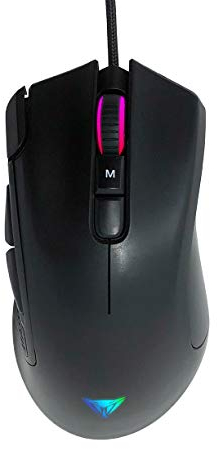 Patriot Viper V551 RGB Gaming Maus, 12000 DPI Optischer Sensor, RGB Beleuchtung, 7 Programmierbare Tasten, Voll anpassbar und im ergonomischen Design, 220 IPS Gaming Mouse für PC