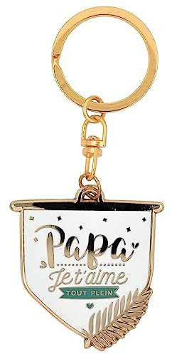 Manahia Porte-clés Papa - Je T'aime Tout Plein | Cadeau Fête des Pères - Annonce Grossesse | Noël - Anniversaire