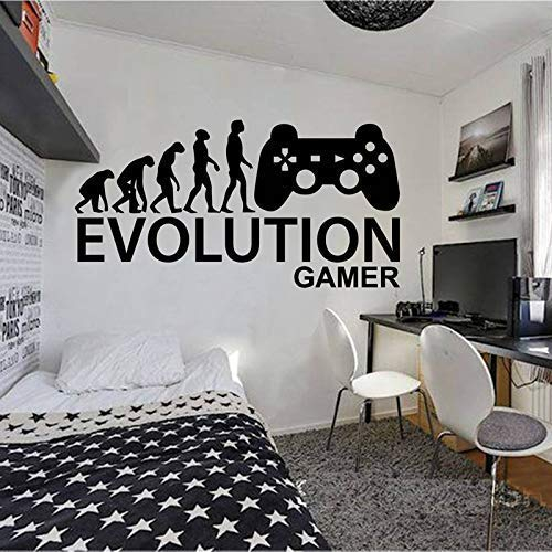 Gamer Ps4 Wandtattoo Eat Game Wandtattoo Controller Videospiel Wandtattoos Angepasst Für Kinder Schlafzimmer Vinyl Wandkunst 57 * 110 Cm