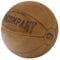 Bad Company Vintage Leder Medizinball in 10 Gewichtsstufen l Vollball aus hochwertigem Echtleder in braun 9 kg