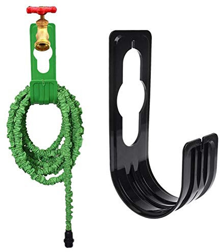 Cracklight Supporto per Gancio per Tubo da Giardino, Supporto per Tubo Grande per Montaggio A Parete Durevole Supporto per Avvolgitubo Telaio di Avvolgimento per Rack di Stoccaggio A Gancio Libero