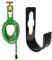 Cracklight Supporto per Gancio per Tubo da Giardino, Supporto per Tubo Grande per Montaggio A Parete Durevole Supporto per Avvolgitubo Telaio di Avvolgimento per Rack di Stoccaggio A Gancio Libero