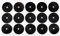Billardtisch Spots, Pool Tisch Marker Dots Billard Punkt Aufkleber Weißer Ball Lokalisierung Billardtisch Markierung Stickers Billard Punkt Aufkleber Pool Marker Spots Billard Ball Praxis Zubehör